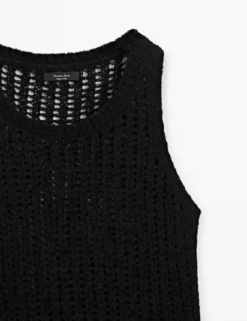 Maiou Massimo Dutti, negru Negru