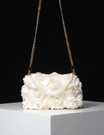 Geanta SHEIN, ecru Alb