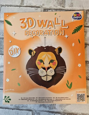 Kit decoratiune Leu Kids Kingdom, mix culori