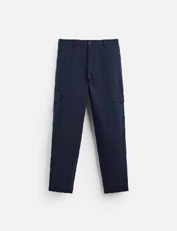 Pantaloni Zra, bleumarin