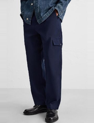 Pantaloni Zra, bleumarin