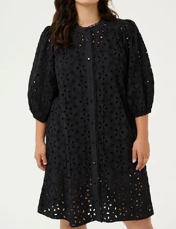 Rochie scurta Kaffe Curve, negru Negru