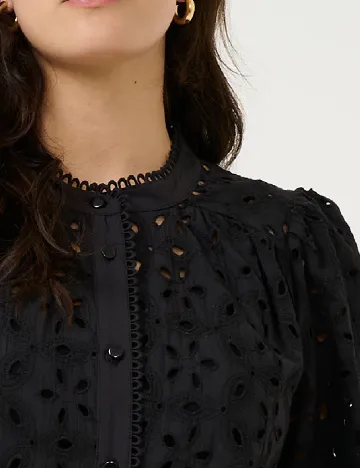 Rochie scurta Kaffe Curve, negru Negru