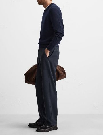 Pantaloni Zra, albastru