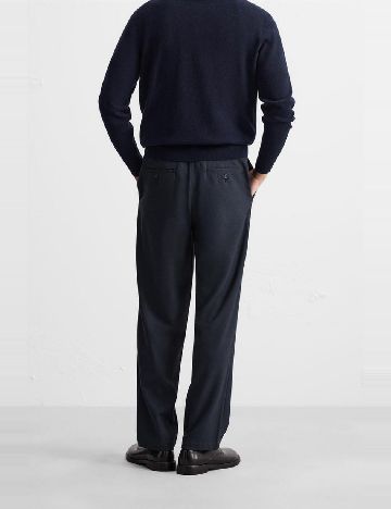 Pantaloni Zra, albastru