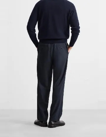 Pantaloni Zra, albastru Albastru