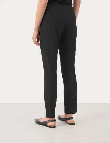 Pantaloni Part Two, negru Negru
