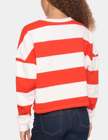 Bluza Saint Tropez, alb/rosu
