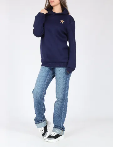 Hanorac Shein Kids, bleumarin Albastru