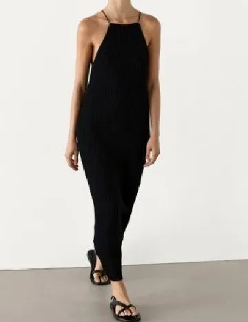 Rochie medie Massimo Dutti, negru Negru