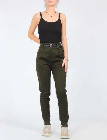 Pantaloni Zara, verde Verde