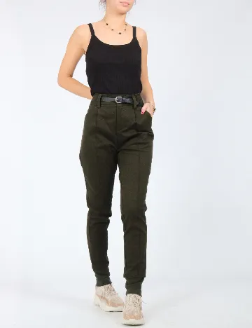 Pantaloni Zara, verde Verde