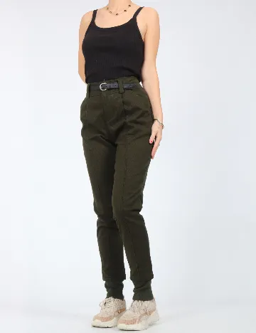 Pantaloni Zara, verde Verde