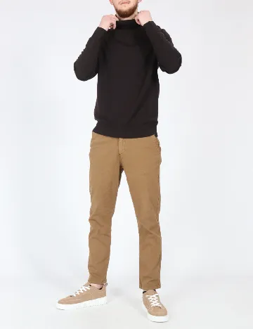 Pantaloni Zara, kaki Verde