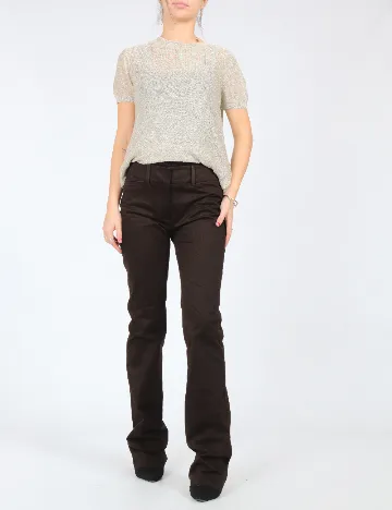 Pantaloni Zara, maro Maro