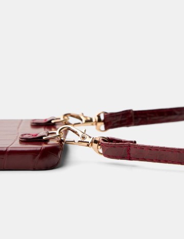 Husa pentru telefon Bershka, visiniu