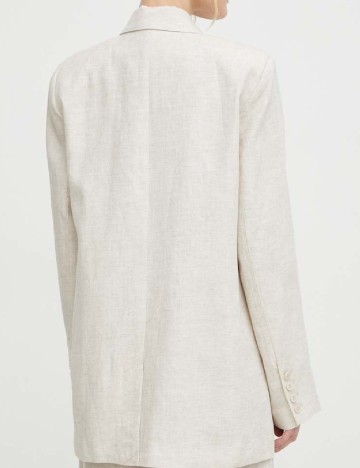 Sacou Oversize Gestuz, crem