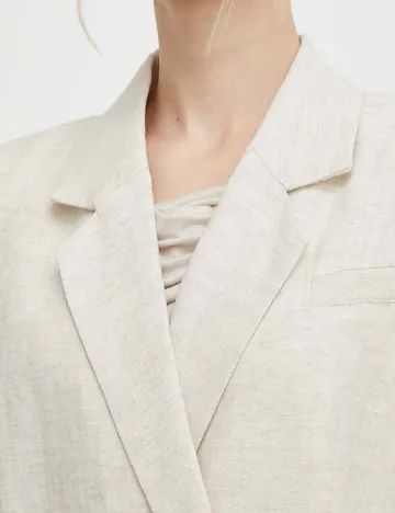 Sacou Oversize Gestuz, crem Crem