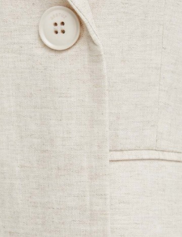 Sacou Oversize Gestuz, crem