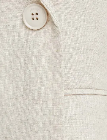 Sacou Oversize Gestuz, crem Crem