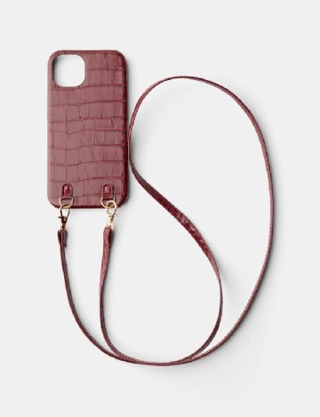 Husa pentru telefon Bershka, visiniu