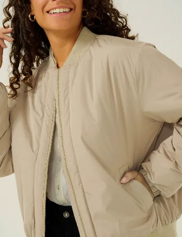 Geaca Cream, bej Crem