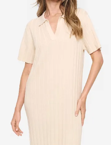 Rochie medie Saint Tropez, crem Crem