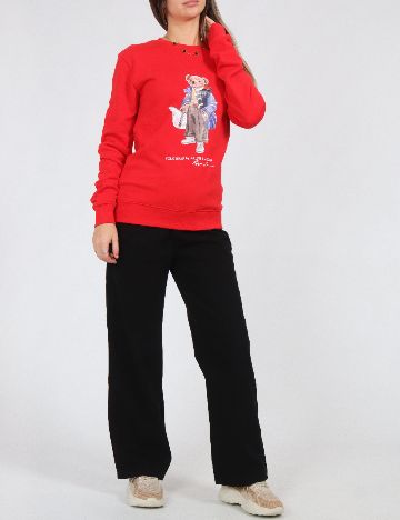 Bluza Polo Ralph Lauren, rosu