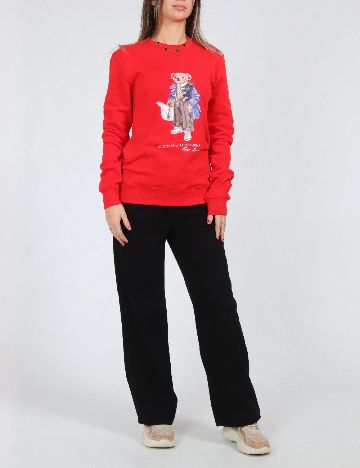 Bluza Polo Ralph Lauren, rosu