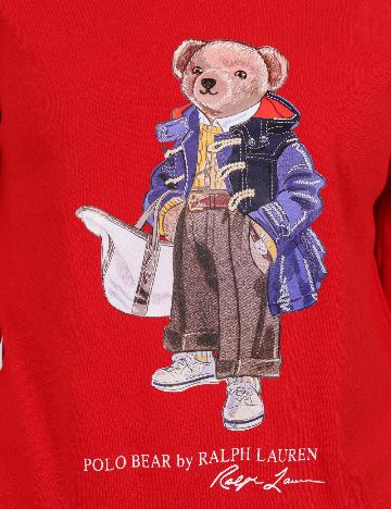 Bluza Polo Ralph Lauren, rosu