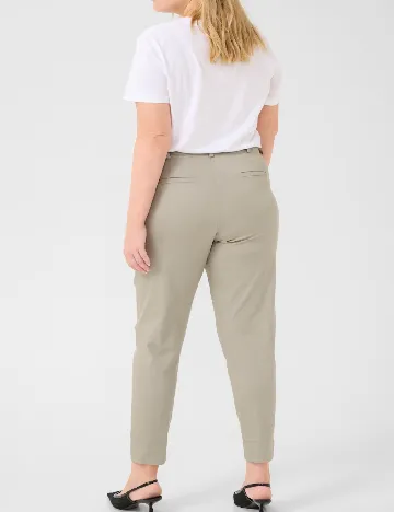 Pantaloni Kaffe Curve, bej Crem