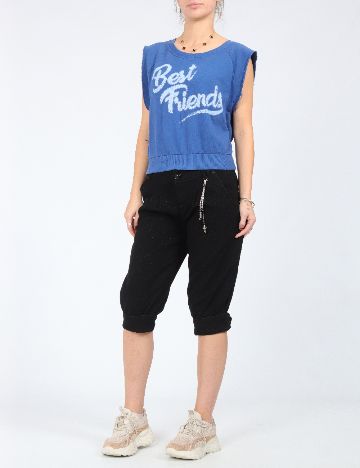 Pantaloni scurti Zra, negru