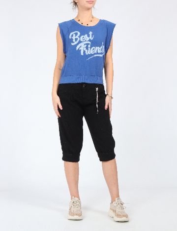 Pantaloni scurti Zra, negru