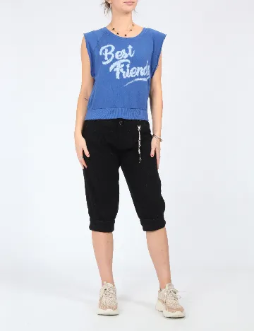 Pantaloni scurti Zra, negru Negru