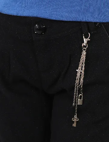Pantaloni scurti Zra, negru Negru