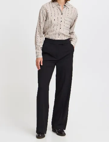 Pantaloni b.young, negru Negru