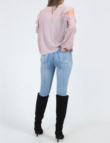 Bluza Bershka, lila Mov