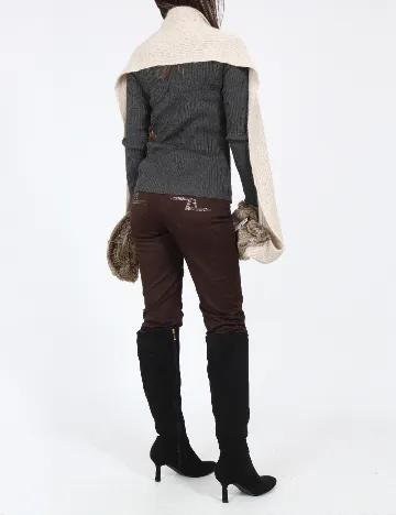 Fular Zara, bej Crem