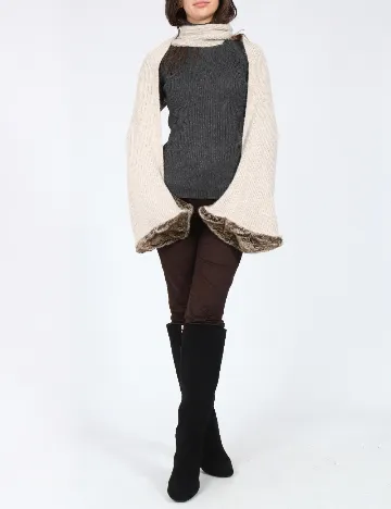 Fular Zara, bej Crem