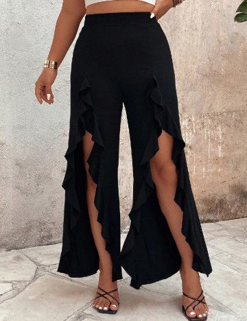 Pantaloni SHEIN CURVE, negru