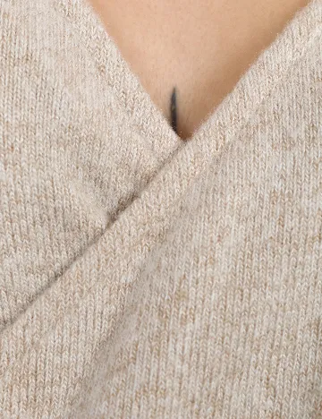 Bluza Bershka, crem Crem