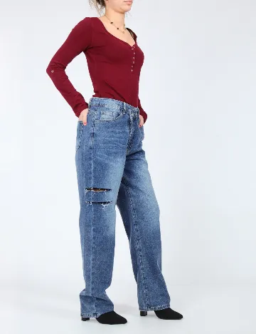 Blugi SHEIN, albastru Albastru