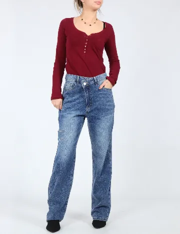 Blugi SHEIN, albastru Albastru