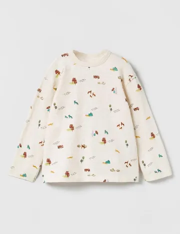 Bluza Zra, crem Crem