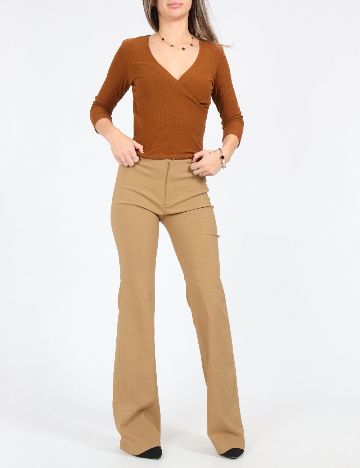 Pantaloni Zra, maro
