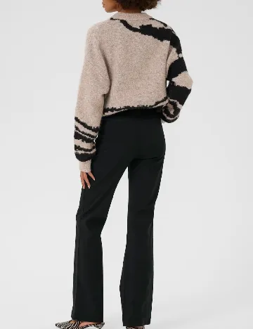 Pantaloni Culture, negru Negru