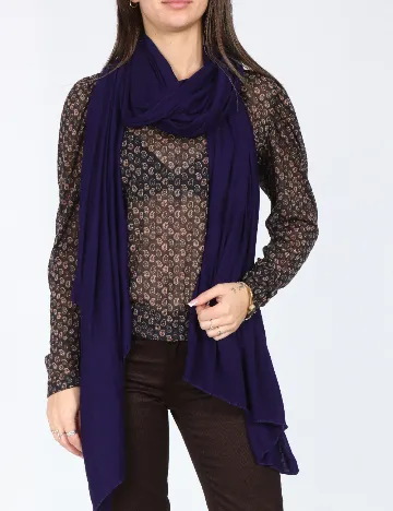 Esarfa Zara, bleumarin Albastru