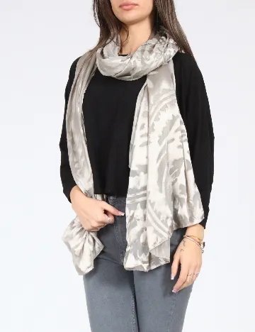 Esarfa Zara, argintiu Gri