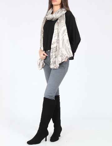 Esarfa Zara, argintiu