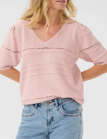 Bluza Cream, roz Roz